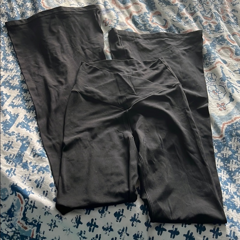 Aerie crossover flare leggings
